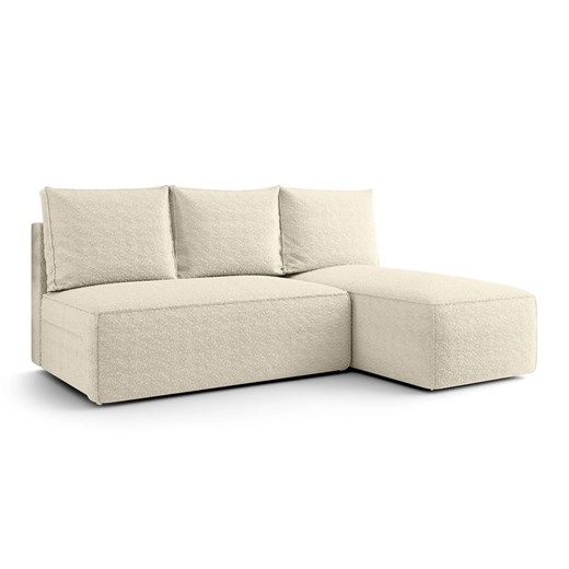 Beżowy narożnik rozkładany z pojemnikiem T9-B26 ze sklepu Edinos.pl w kategorii Narożniki - zdjęcie 187782140