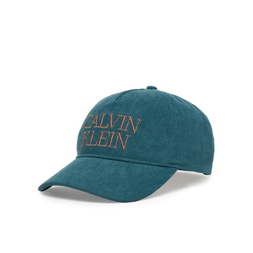 Czapka z daszkiem Calvin Klein Corduroy Graphic 5 Panel Cap LV04D5064G Granatowy ze sklepu eobuwie.pl w kategorii Czapki z daszkiem męskie - zdjęcie 187783193