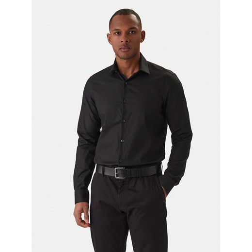 Calvin Klein Koszula LV019EU006 Czarny Slim Fit ze sklepu MODIVO w kategorii Koszule męskie - zdjęcie 187783394