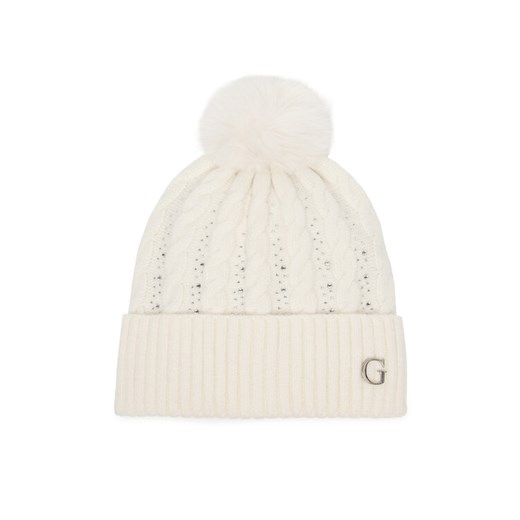 Guess Czapka AW5385 POL01 Biały ze sklepu MODIVO w kategorii Czapki zimowe damskie - zdjęcie 187783412