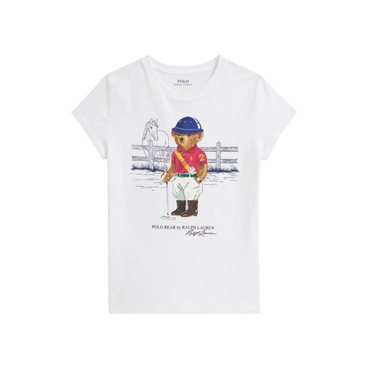Polo Ralph Lauren T-Shirt 313A96120001 Biały Regular Fit ze sklepu MODIVO w kategorii T-shirty chłopięce - zdjęcie 187783461
