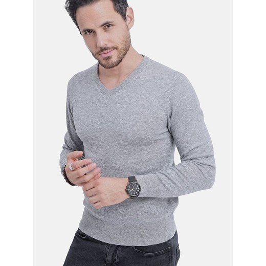C&amp; Jo Sweter w kolorze jasnoszarym ze sklepu Limango Polska w kategorii Swetry męskie - zdjęcie 187784592