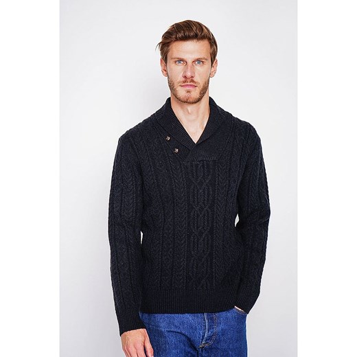 C&amp; Jo Sweter w kolorze czarnym ze sklepu Limango Polska w kategorii Swetry męskie - zdjęcie 187784730