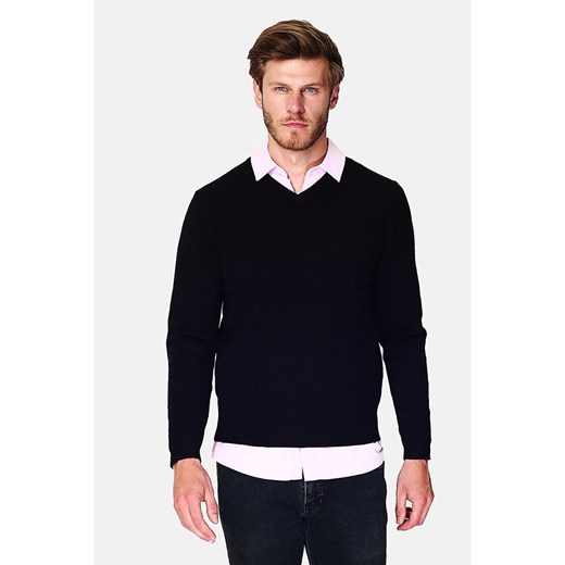 C&amp; Jo Sweter w kolorze czarnym ze sklepu Limango Polska w kategorii Swetry męskie - zdjęcie 187784763