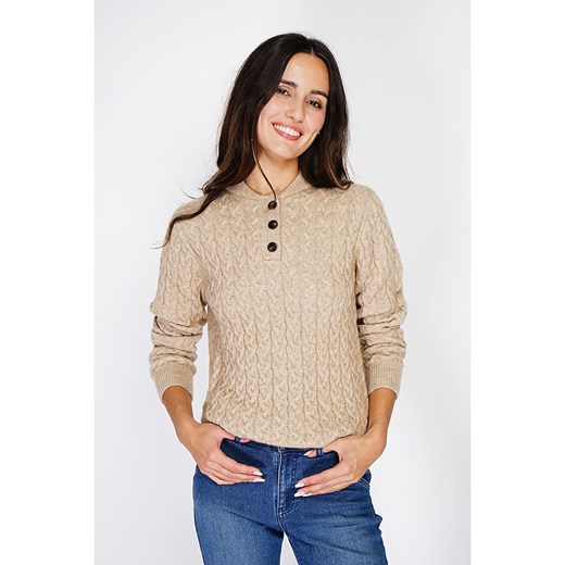 C&amp; Jo Sweter w kolorze beżowym ze sklepu Limango Polska w kategorii Swetry damskie - zdjęcie 187784942
