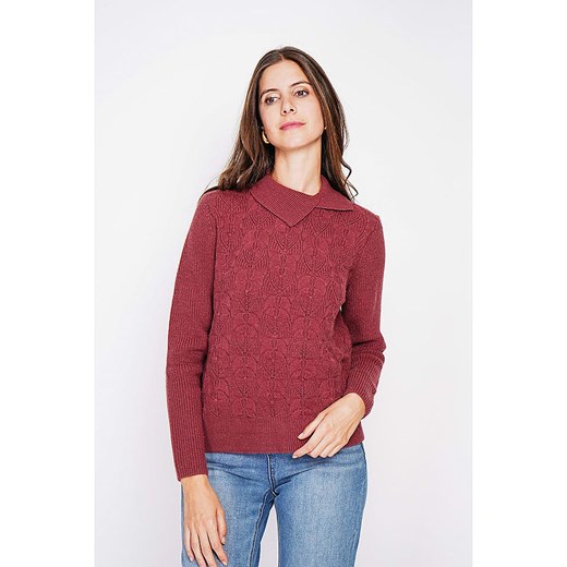 C&amp; Jo Sweter w kolorze bordowym ze sklepu Limango Polska w kategorii Swetry damskie - zdjęcie 187785193