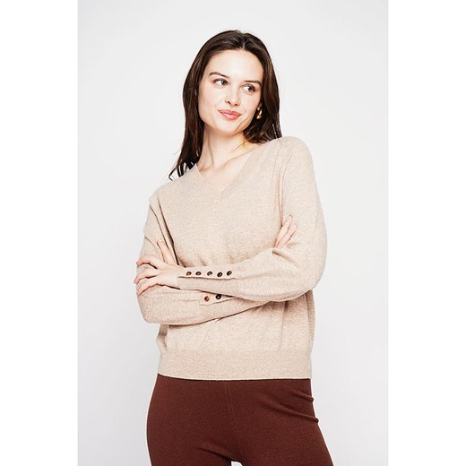 C&amp; Jo Sweter w kolorze beżowym ze sklepu Limango Polska w kategorii Swetry damskie - zdjęcie 187785211