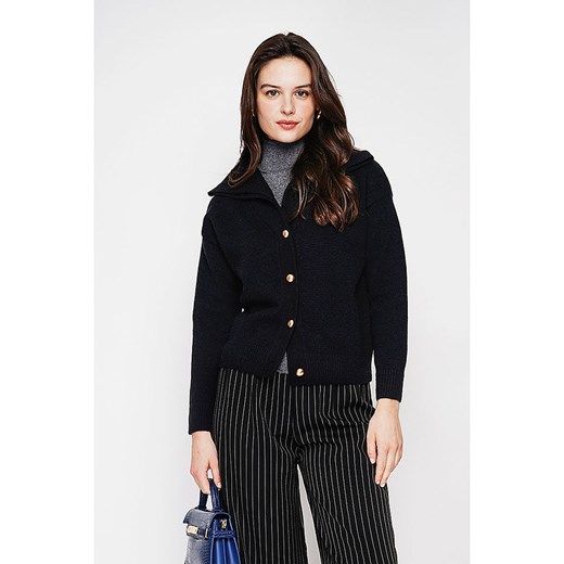 C&amp; Jo Kardigan w kolorze czarnym ze sklepu Limango Polska w kategorii Swetry damskie - zdjęcie 187785232