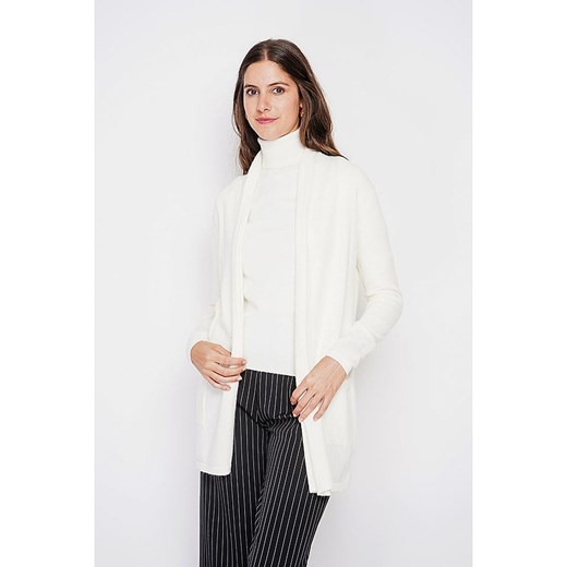 C&amp; Jo Kardigan w kolorze białym ze sklepu Limango Polska w kategorii Swetry damskie - zdjęcie 187785243