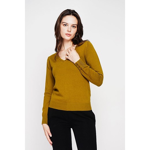C&amp; Jo Sweter w kolorze oliwkowym ze sklepu Limango Polska w kategorii Swetry damskie - zdjęcie 187785252