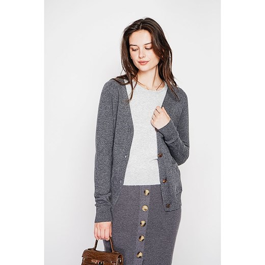 C&amp; Jo Kardigan w kolorze szarym ze sklepu Limango Polska w kategorii Swetry damskie - zdjęcie 187785291