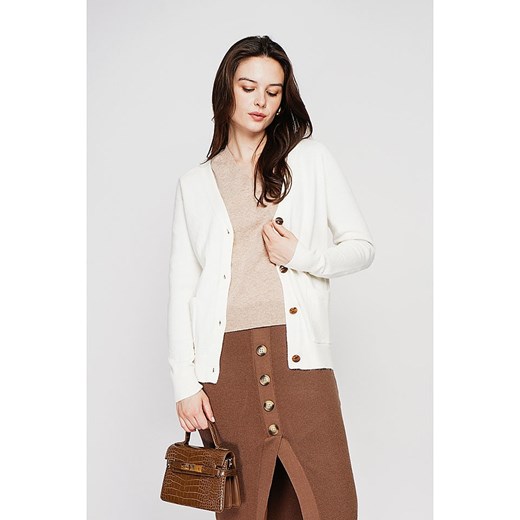 C&amp; Jo Kardigan w kolorze białym ze sklepu Limango Polska w kategorii Swetry damskie - zdjęcie 187785294