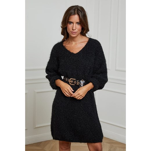 L&apos;armoire de Suzette Sukienka dzianinowa w kolorze czarnym ze sklepu Limango Polska w kategorii Sukienki - zdjęcie 187785330
