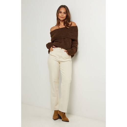 L&apos;armoire de Suzette Sweter w kolorze brązowym ze sklepu Limango Polska w kategorii Swetry damskie - zdjęcie 187785424