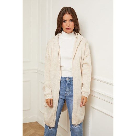 L&apos;armoire de Suzette Kardigan w kolorze beżowym ze sklepu Limango Polska w kategorii Swetry damskie - zdjęcie 187785730