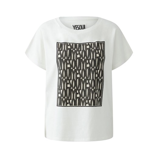 Oui Koszulka w kolorze biało-czarnym ze sklepu Limango Polska w kategorii Bluzki damskie - zdjęcie 187786242