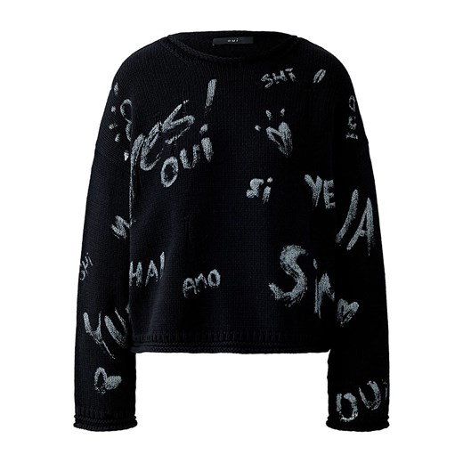 Oui Sweter w kolorze czarno-kremowym ze sklepu Limango Polska w kategorii Swetry damskie - zdjęcie 187786244