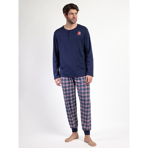 Peanuts Piżama &quot;Peanuts&quot; w kolorze granatowym ze sklepu Limango Polska w kategorii Piżamy męskie - zdjęcie 187786330