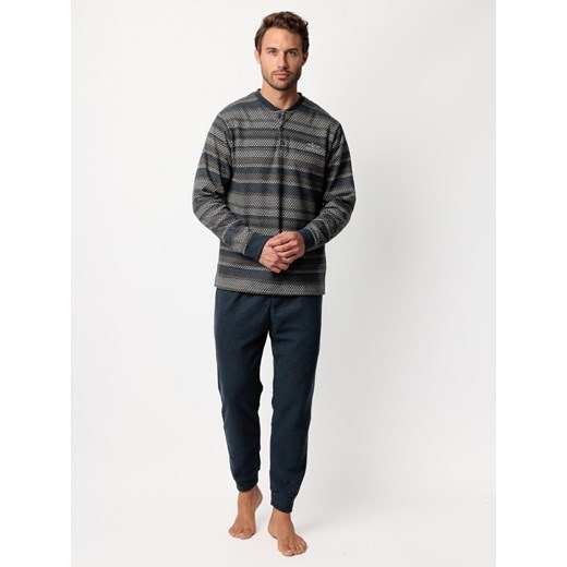 admas Piżama &quot;Magnific&quot; w kolorze granatowym ze sklepu Limango Polska w kategorii Piżamy męskie - zdjęcie 187786651