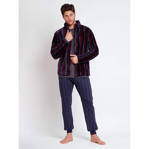 admas Szlafrok w kolorze granatowo-czerwonym ze sklepu Limango Polska w kategorii Szlafroki męskie - zdjęcie 187786823