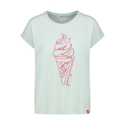 Sublevel Koszulka w kolorze błękitnym ze sklepu Limango Polska w kategorii Bluzki damskie - zdjęcie 187788823