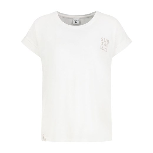 Sublevel Koszulka &quot;Lina&quot; w kolorze białym ze sklepu Limango Polska w kategorii Bluzki damskie - zdjęcie 187788893