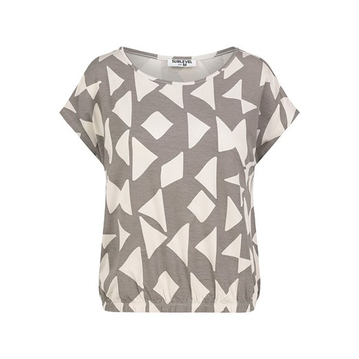 Sublevel Koszulka w kolorze szaro-białym ze sklepu Limango Polska w kategorii Bluzki damskie - zdjęcie 187788933