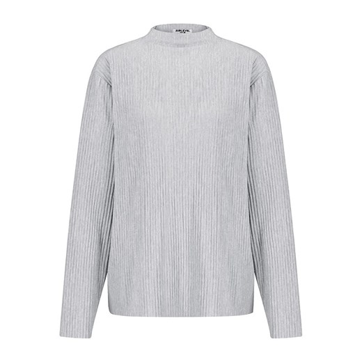 Sublevel Koszulka w kolorze jasnoszarym ze sklepu Limango Polska w kategorii Bluzki damskie - zdjęcie 187788992