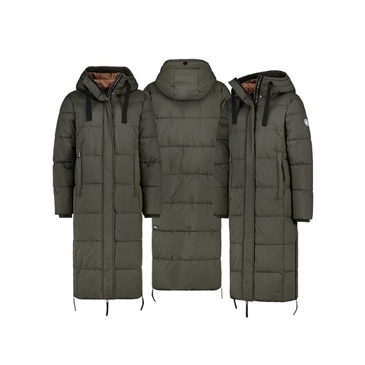 Sublevel Płaszcz pikowany w kolorze khaki ze sklepu Limango Polska w kategorii Kurtki damskie - zdjęcie 187789094