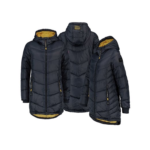 Sublevel Płaszcz pikowany w kolorze granatowym ze sklepu Limango Polska w kategorii Kurtki damskie - zdjęcie 187789321