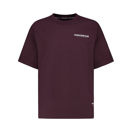 Sublevel Koszulka &quot;Linus&quot; w kolorze ciemnofioletowym ze sklepu Limango Polska w kategorii T-shirty męskie - zdjęcie 187789934