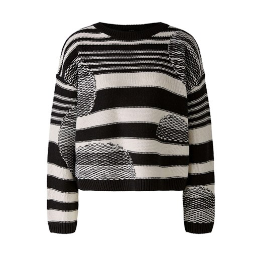 Oui Sweter w kolorze kremowo-czarnym ze sklepu Limango Polska w kategorii Swetry damskie - zdjęcie 187790403