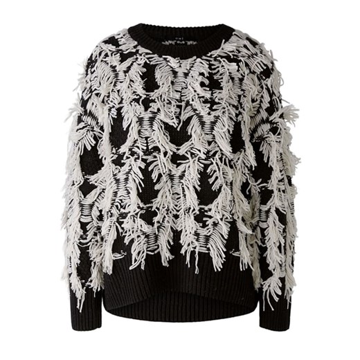 Oui Sweter w kolorze czarno-kremowym ze sklepu Limango Polska w kategorii Swetry damskie - zdjęcie 187790462