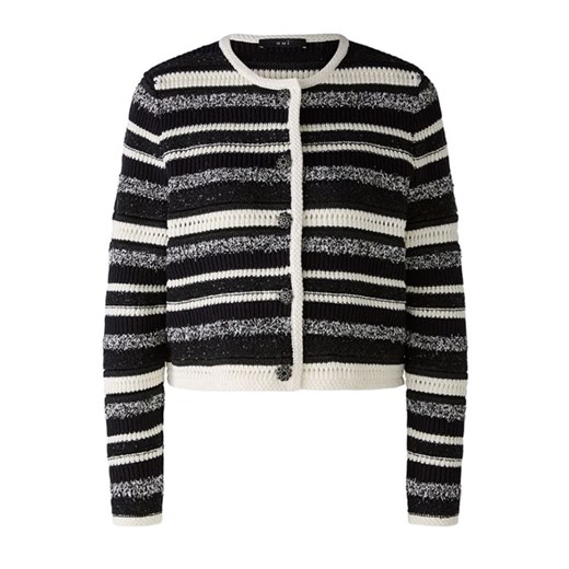 Oui Kardigan w kolorze czarno-białym ze sklepu Limango Polska w kategorii Swetry damskie - zdjęcie 187790483