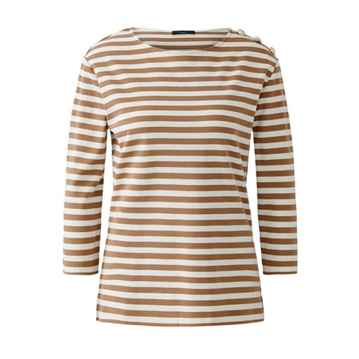 Oui Koszulka w kolorze karmelowo-kremowym ze sklepu Limango Polska w kategorii Bluzki damskie - zdjęcie 187790620