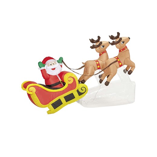 Widmann Dmuchany Święty Mikołaj ze wzorem - wys. 210 cm ze sklepu Limango Polska w kategorii Dekoracje - zdjęcie 187791321