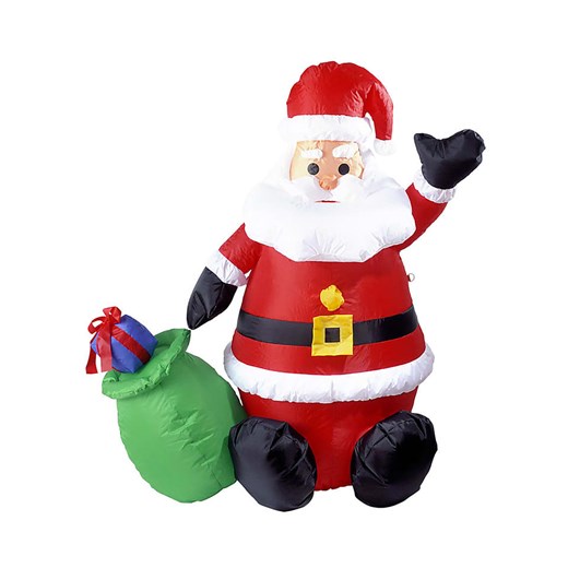 Widmann Dmuchany Święty Mikołaj ze wzorem - wys. 122 cm ze sklepu Limango Polska w kategorii Dekoracje - zdjęcie 187791331