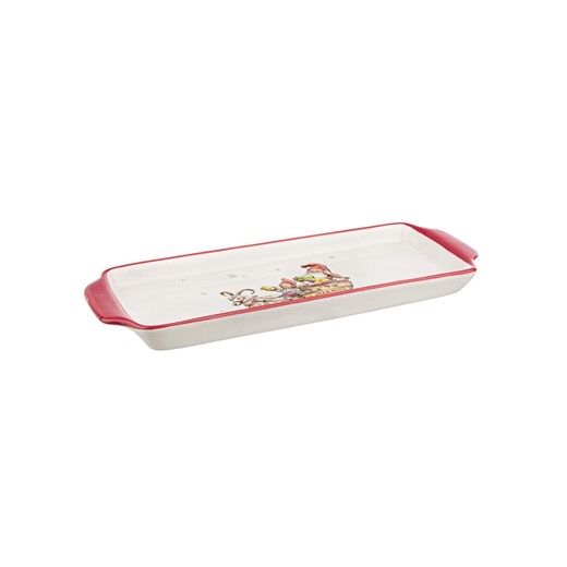 Bizzotto Taca w kolorze biało-czerwonym - 40 x 3,2 x 15 cm ze sklepu Limango Polska w kategorii Misy i tace dekoracyjne - zdjęcie 187791512