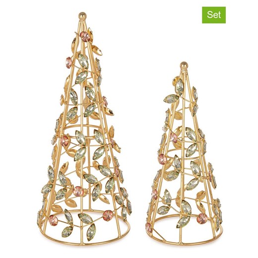 Bizzotto Figurki dekoracyjne (2 szt.) w kolorze złotym ze sklepu Limango Polska w kategorii Dekoracje - zdjęcie 187791532