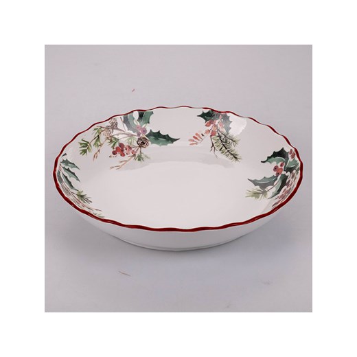 Villa d´Este Salaterka &quot;Vintage Christmas&quot; w kolorze biało-zielonym - Ø 28,5 cm ze sklepu Limango Polska w kategorii Naczynia - zdjęcie 187791544