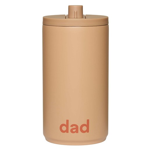 Design Letters Kubek termiczny &quot;Dad&quot; w kolorze beżowym - 350 ml ze sklepu Limango Polska w kategorii Kubki termiczne - zdjęcie 187791644