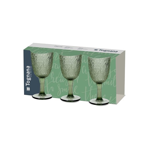 Tognana Szklanki (3 szt.) &quot;Davor&quot; w kolorze zielonym - 250 ml Tognana onesize okazyjna cena Limango Polska