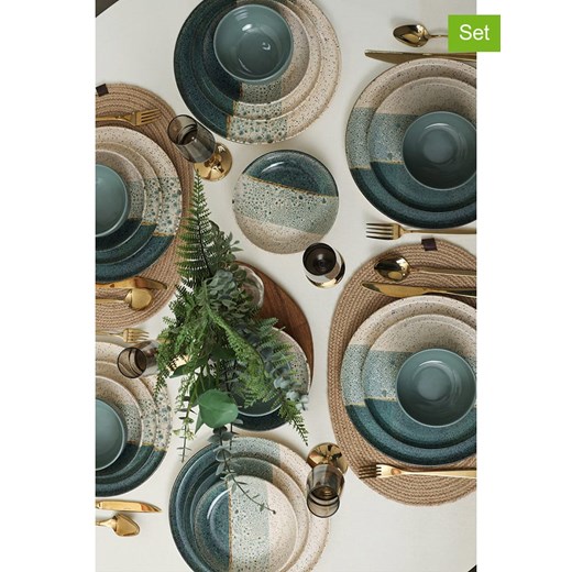 Hermia 24-częściowy zestaw w kolorze zielono-kremowym ze sklepu Limango Polska w kategorii Dzbanki i zaparzacze - zdjęcie 187792142