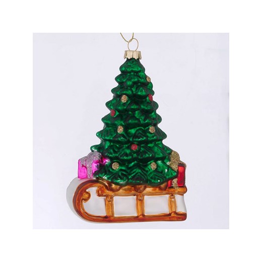 Boltze Zawieszka świąteczna &quot;Merrily&quot; w kolorze zielonym - wys. 14,5 cm ze sklepu Limango Polska w kategorii Dekoracje bożonarodzeniowe - zdjęcie 187792280