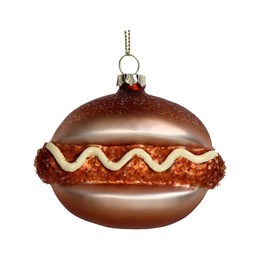 Kersten Bombka &quot;Croquette Sandwich&quot; w kolorze brązowym - wys. 8,5 cm ze sklepu Limango Polska w kategorii Dekoracje bożonarodzeniowe - zdjęcie 187792301