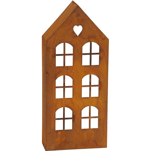 POSIWIO Świecznik w kolorze rdzawym - 23 x 54 x 10 cm ze sklepu Limango Polska w kategorii Świeczniki - zdjęcie 187792703