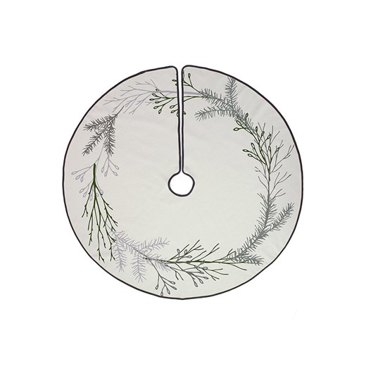 Butter Kings Spódnica choinkowa w kolorze biało-zielonym - Ø 130 cm ze sklepu Limango Polska w kategorii Dywany - zdjęcie 187792783