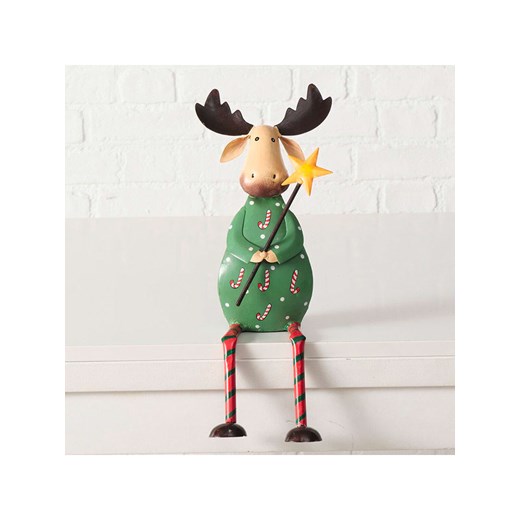 Boltze Dekoracja &quot;Heini&quot; w kolorze kremowo-zielonym - wys. 42 cm ze sklepu Limango Polska w kategorii Dekoracje - zdjęcie 187792804