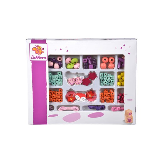 Eichhorn Zestaw drewnianych koralików &quot;Litery&quot; - 4+ ze sklepu Limango Polska w kategorii Zabawki - zdjęcie 187792921