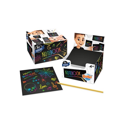 BUKI Zestaw kreatywny &quot;Scratch Notebook&quot; - 4+ ze sklepu Limango Polska w kategorii Zabawki - zdjęcie 187793324